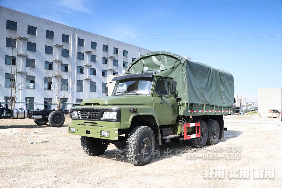 <strong>创新驱动发展，东风六驱尖头EQ2082E6D/240越野卡车底盘改装自卸车</strong>