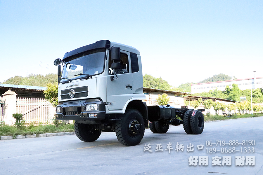 4*4天锦,排半自卸底盘,东风四驱越野专用车,越野专用底盘,东风天锦自卸车底盘