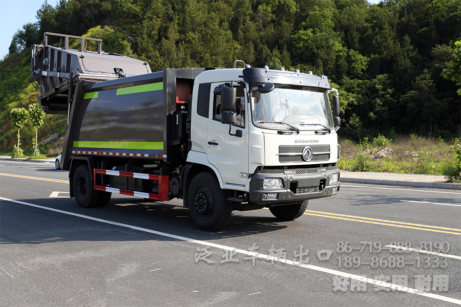 四驱越野底盘、四驱底盘改装、垃圾运输车、14立方垃圾车、轻卡环卫车、多功能垃圾车、4x2垃圾车