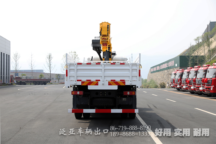 徐工10吨随车吊,随车吊改装厂家,四节臂直臂吊,东风底盘随车吊,SQ10SK3Q随车起重运输车,10吨四节臂吊机