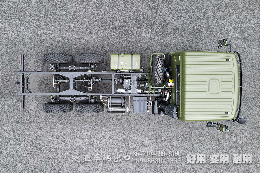 6*6越野专用底盘,东风新款六驱底盘,多动能底盘改装,汽车底盘配置,210马力底盘,底盘出口