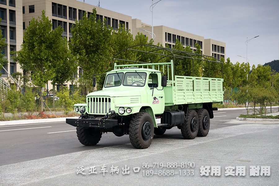东风尖头六驱EQ245(EQ2100E6D) _东风245越野货车_190马力尖头带篷杆卡车