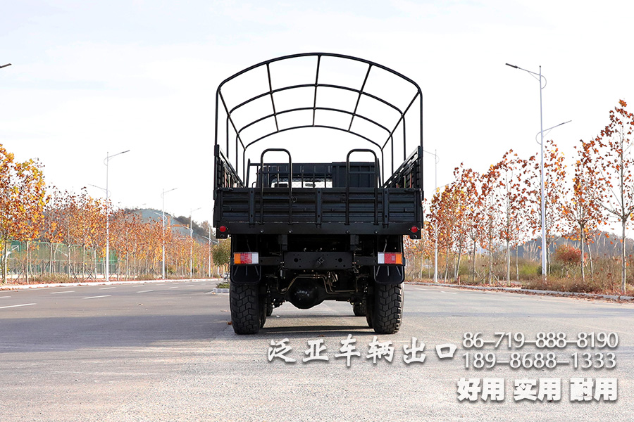  东风六驱一排半驾驶室,EQ2102N,越野底盘,专用车底盘,东风6*6,东风平头底盘,153双排驾驶室,军车底盘,153双排底盘