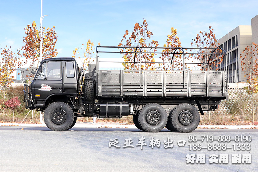  东风六驱一排半驾驶室,EQ2102N,越野底盘,专用车底盘,东风6*6,东风平头底盘,153双排驾驶室,军车底盘,153双排底盘