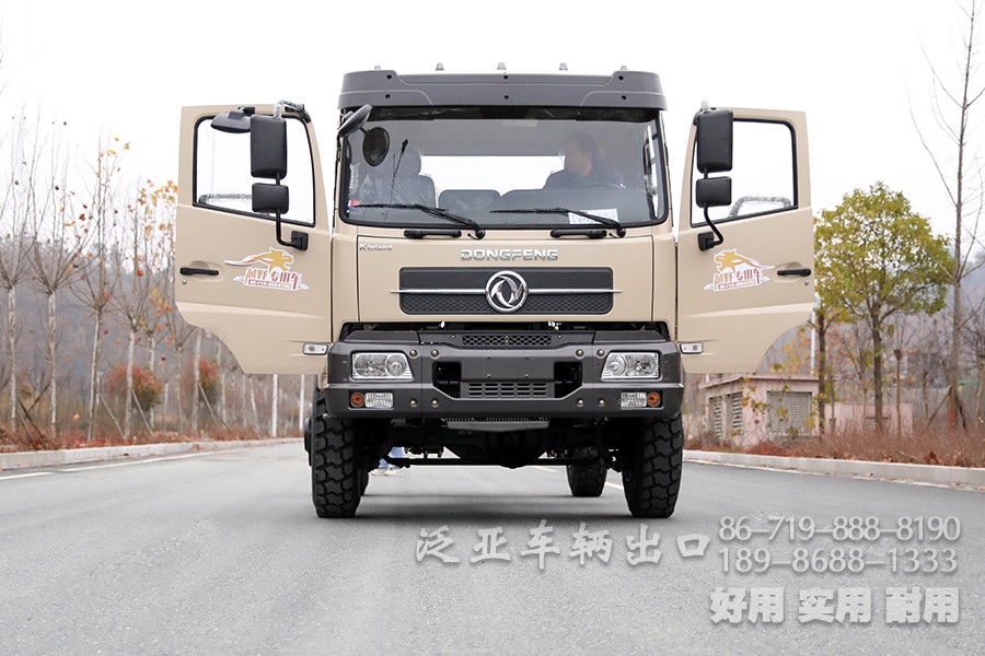 东风4x4，东风四驱，东风大马力卡车，手动八档卡车，大马力底盘出口